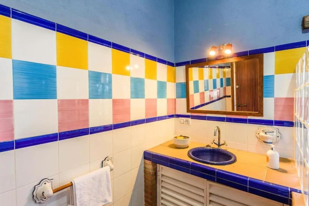 ラ・プエブラ・デ・ロス・インファンテス Casa Cortijo En Dehesa Sierra Leonヴィラ エクステリア 写真