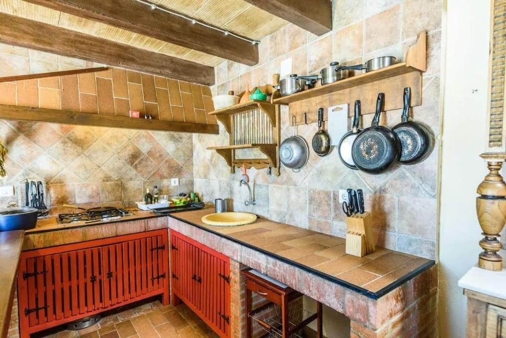 ラ・プエブラ・デ・ロス・インファンテス Casa Cortijo En Dehesa Sierra Leonヴィラ エクステリア 写真