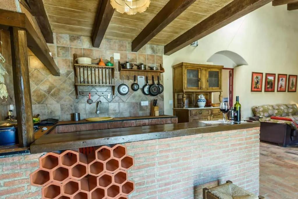 ラ・プエブラ・デ・ロス・インファンテス Casa Cortijo En Dehesa Sierra Leonヴィラ エクステリア 写真